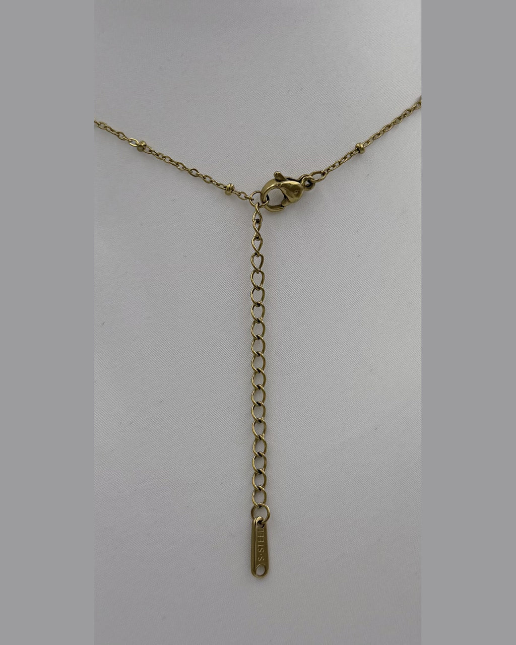 Heart & Crystal Charm Necklace